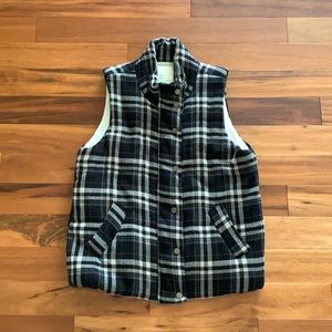 Plaid vest